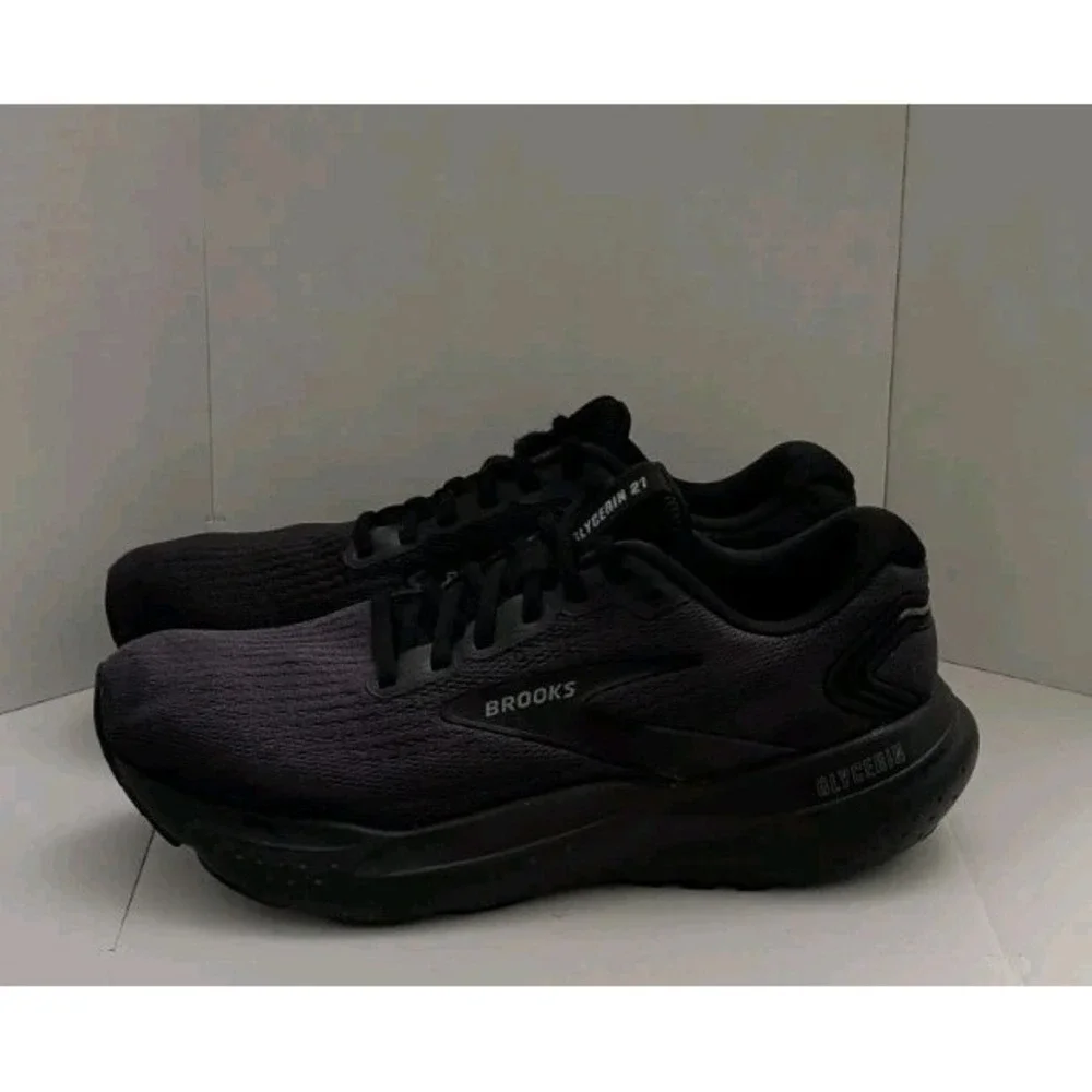 Brooks Glycerin 21 Black Running Shoes DNA LOFT 1204081B020 Men's 9.5 2E Wide